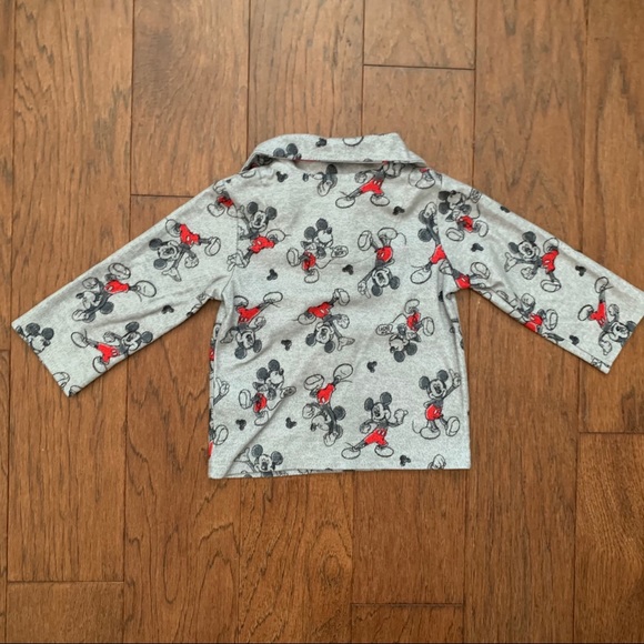 Disney Mickey Mouse 2 piece flannel jammies - Picture 5 of 8